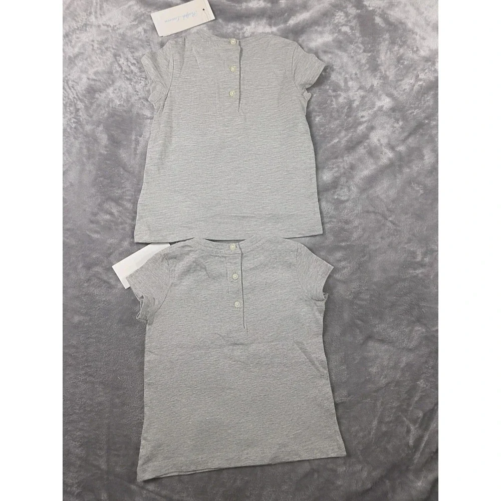 NWT Lot of 2 Ralph Lauren T-Shirt/ Gray/Baby 12‎ Months/ White Pony